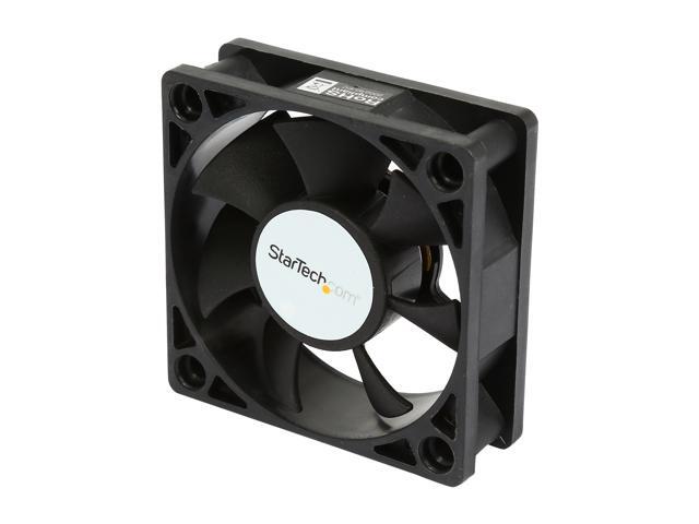 StarTech. com 60x20mm Replacement Ball Bearing Computer Case Fan with TX3 Connector FAN6X2TX3 (Black)