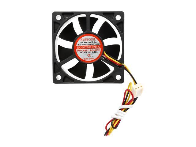 StarTech. com 60x20mm Replacement Ball Bearing Computer Case Fan with TX3 Connector FAN6X2TX3 (Black)