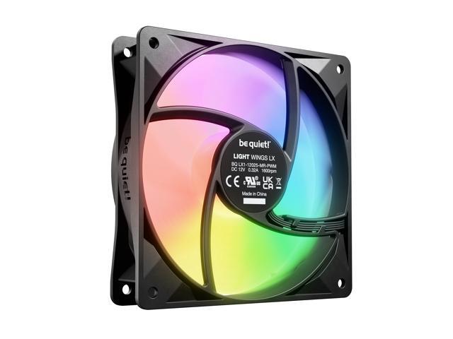 be quiet! LIGHT WINGS LX 120mm PWM BL121 ARGB LED Case Fan - Triple Pack
