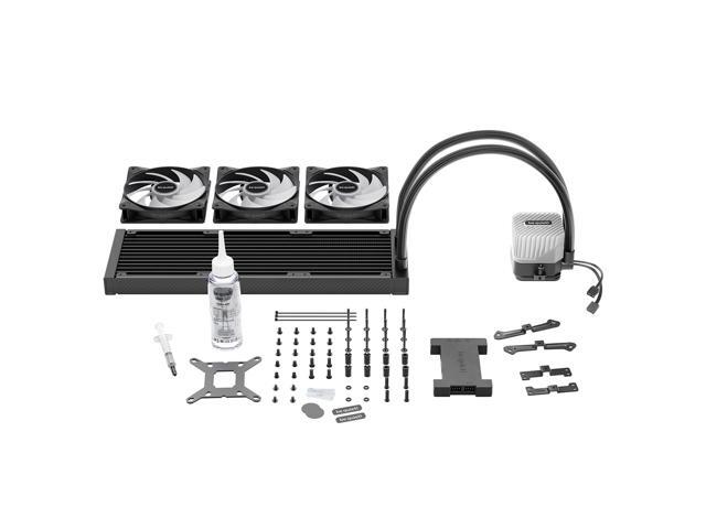be quiet! Light Loop 360mm Black CPU liquid cooler for heavily overclocked systems, 3x Light Wings LX 120mm PWM high-speed ARGB fan, Stylish ARGB...