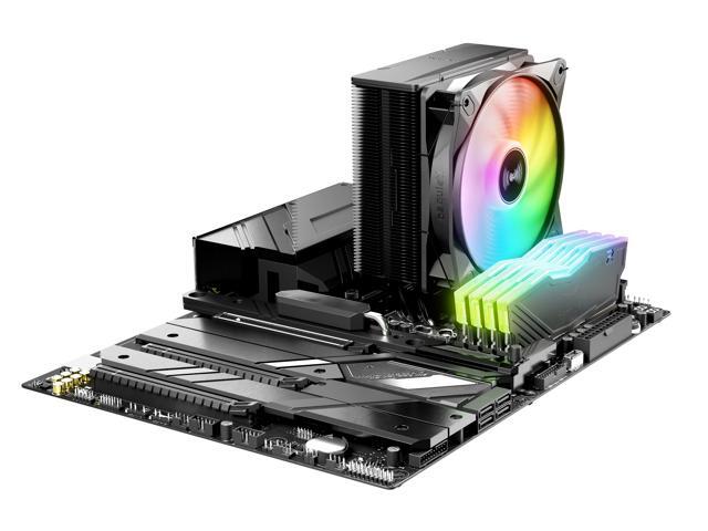 be quiet! Pure Rock 3 LX 120mm Rifle CPU Cooler BK040 LED RGB Socket compatibility Intel 1851 / 1700 / 1200 / 1150 / 1151 / 1155, and AMD AM5 / AM4