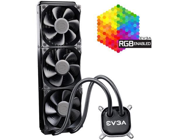 EVGA CLC 360 400-HY-CL36-V1 All-In-One RGB LED CPU Liquid Cooler, 3x FX12 120mm PWM Fans, AMD, Intel LGA 1700 Compatible