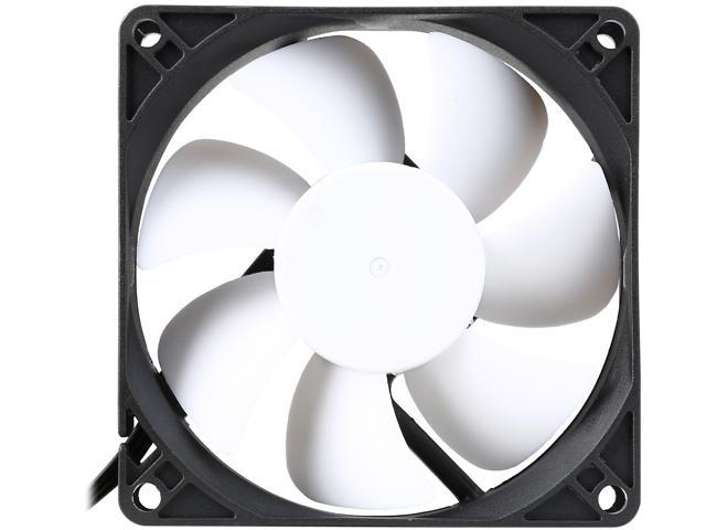 Fractal Design Silent Series R3 Black/White Silence-Optimized 80mm Case Fan