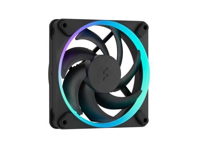 Fractal Design Momentum 12 RGB PWM Black 120 mm ARGB LED FDB (Fluid Dynamic Bearing) PC Case Fan