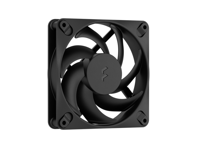 Fractal Design Dynamic 3 120mm Black PWM Case Fan, High Durability Rifle Bearing, 7-Blade Swept Design, Daisy-Chain Cable, 350-2200 RPM
