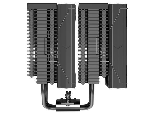SAMA A60B Dual-Tower CPU Air Cooler Aluminum Top Cover 6 Copper Heat Pipes, Dual 120mm PWM Fans, for AMD AM4/AM5, Intel LGA...