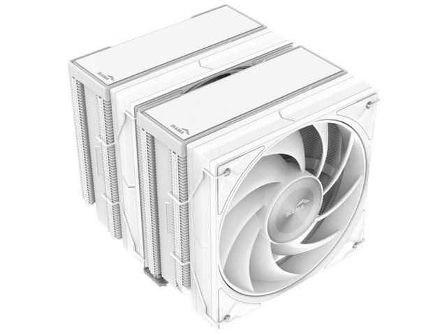 SAMA A60W Dual-Tower CPU Air Cooler Aluminum Top Cover 6 Copper Heat Pipes, Dual 120mm PWM Fans, for AMD AM4/AM5, Intel LGA...