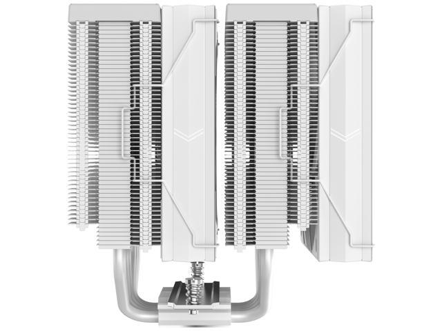 SAMA A60W Dual-Tower CPU Air Cooler Aluminum Top Cover 6 Copper Heat Pipes, Dual 120mm PWM Fans, for AMD AM4/AM5, Intel LGA...