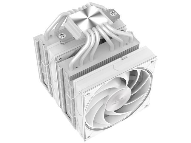 SAMA A60W Dual-Tower CPU Air Cooler Aluminum Top Cover 6 Copper Heat Pipes, Dual 120mm PWM Fans, for AMD AM4/AM5, Intel LGA...