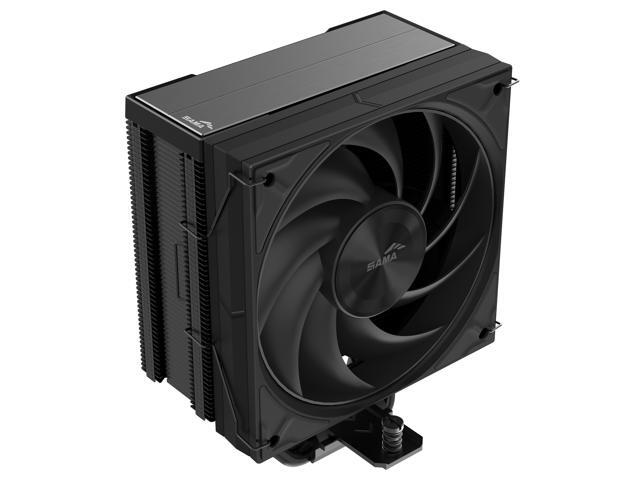 Open Box - SAMA A40B Single-Tower CPU Air Cooler Aluminum Top Cover 4 Copper Heat Pipes, 120mm PWM Fans, for AMD AM4/AM5, Intel LGA...