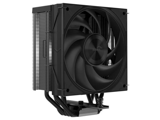 Open Box - SAMA A40B Single-Tower CPU Air Cooler Aluminum Top Cover 4 Copper Heat Pipes, 120mm PWM Fans, for AMD AM4/AM5, Intel LGA...