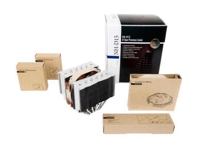 Noctua NH-D15, Premium CPU Cooler with 2x NF-A15 PWM 140mm Fans (Brown)