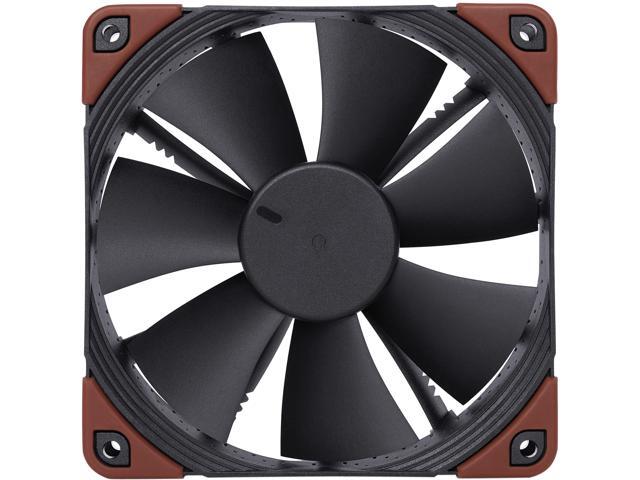 Noctua NF-F12 iPPC-2000, Heavy Duty Cooling Fan, 3-Pin, 2000 RPM (120mm, Black)