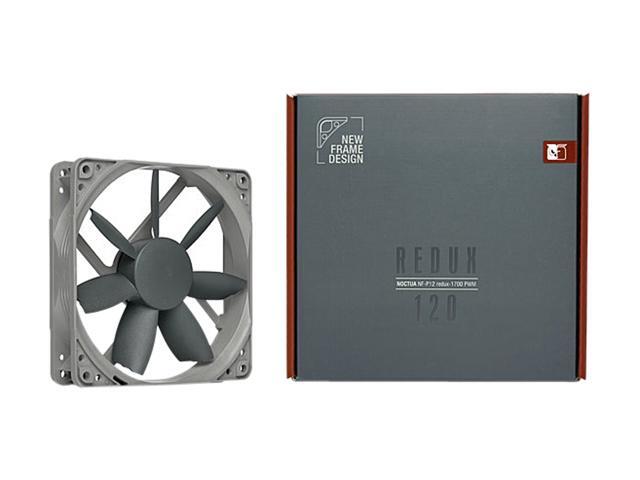 Noctua NF-S12B redux-1200 PWM, High Performance Cooling Fan, 4-Pin, 1200 RPM (120mm, Grey)