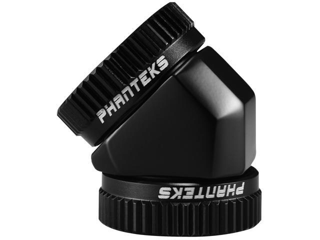 Phanteks Glacier Series Fittings PH-A45_BK_16 16MM Hard Tube Adapter 45