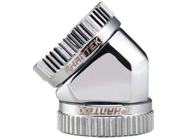 Phanteks Glacier Series Fittings PH-A45_CR_16 16MM Hard Tube Adapter 45