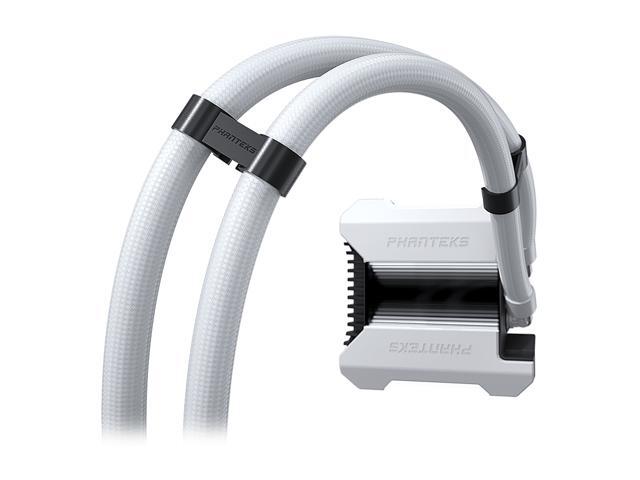 Phanteks Glacier One 240MPH D-RGB AIO Liquid CPU Cooler, Infinity Mirror Pump Cap Design, 2x Silent 120mm MP PWM Fans, 2x D-RGB Halos Fan Frames,...