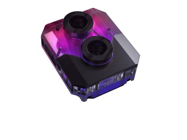 Phanteks Glacier EZ-Fit 450CPU, Copper CPU Water Block, Intel 1700 & AMD AM5 compatible, Integrated 16mm EZ-Fit Fitting, RGB, Black