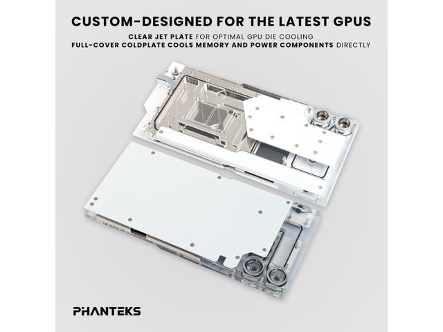 Phanteks Glacier EZ-Fit G40 ASUS GPU Block for ASUS ROG STRIX / TUF gaming RTX 4090, Full Cover Nickel-Plated copper block, Cast Acrylic, Aluminum...