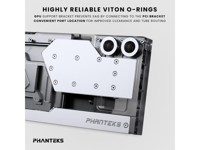 Phanteks Glacier EZ-Fit G40 ASUS GPU Block for ASUS ROG STRIX / TUF gaming RTX 4090, Full Cover Nickel-Plated copper block, Cast Acrylic, Aluminum...