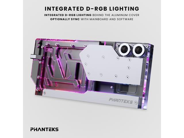 Phanteks Glacier EZ-Fit G40 ASUS GPU Block for ASUS ROG STRIX / TUF gaming RTX 4090, Full Cover Nickel-Plated copper block, Cast Acrylic, Aluminum...