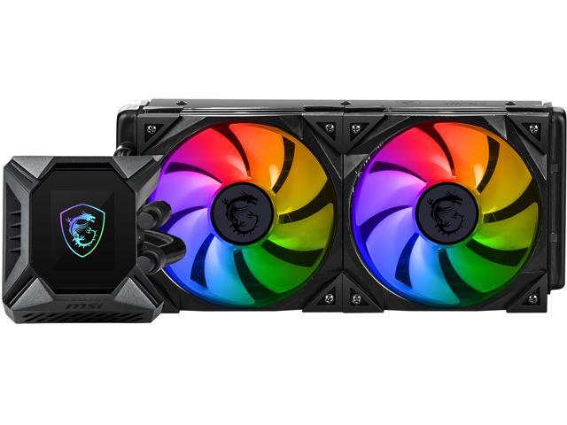 MSI MPG Series CORELIQUID K240, ARGB CPU Liquid Cooler (AIO): Customizable LCD Screen Design, 240mm Radiator, Dual 120mm ARGB PWM Fans LGA 1700 /...