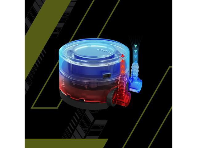 MSI MAG CoreLiquid E360 Black - AIO ARGB CPU Liquid Cooler - Rotating Cap Design - 360mm Radiator - Triple 120mm ARGB PWM Fans - LGA 1851,1700...