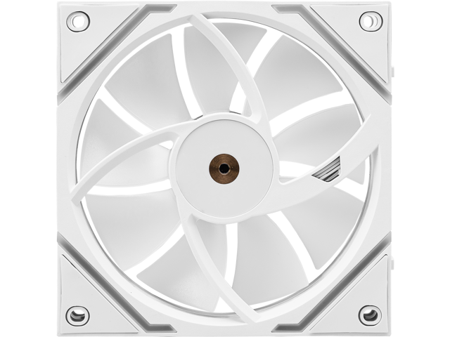 MSI MPG EZ120 ARGB WHITE-1W Fan - 120mm ARGB Fan, Fluid Dynamic Bearing with Extra nut Fixing, Mystic Light & Cooling Wizard Support with MSI...