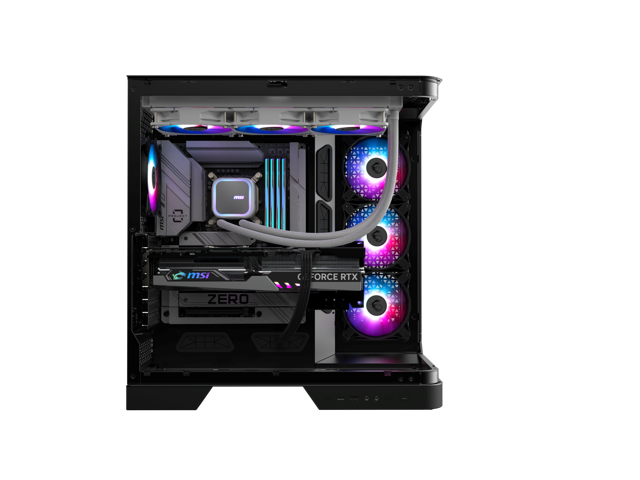 MSI MAG Coreliquid A13 360 White - AIO ARGB Liquid Cooling - 360mm Radiator - Triple 120mm ARGB PWM Fans - EZ Connect - LGA 1700/1851/AM5/AM4...