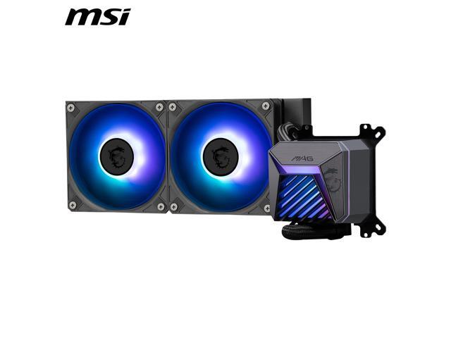MSI MAG Coreliquid A15 240 Black- AIO ARGB Liquid Cooling - 240mm Radiator - Dual 120mm ARGB PWM Fans - EZ Connect - Uni Bracket - LGA...