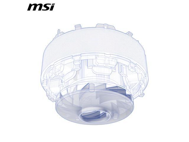 MSI - MAG Core Liquid A15 360 ARGB Liquid CPU Cooler, 360mm Radiator, Tri 120mm PWN Fans, RGB lighting - Black - image 7