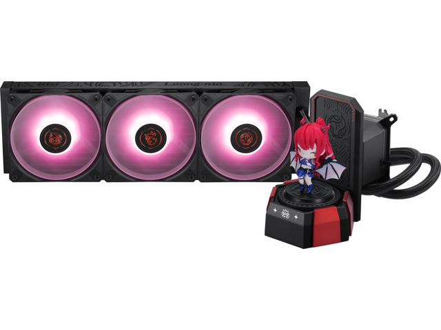 MSI - CORELIQUID A17 MLG EDITION CPU Liquid Cooler-360mm Radiator-Triple 120mm ARGB PWM Fans-Uni Bracket - Black & Red - image 3