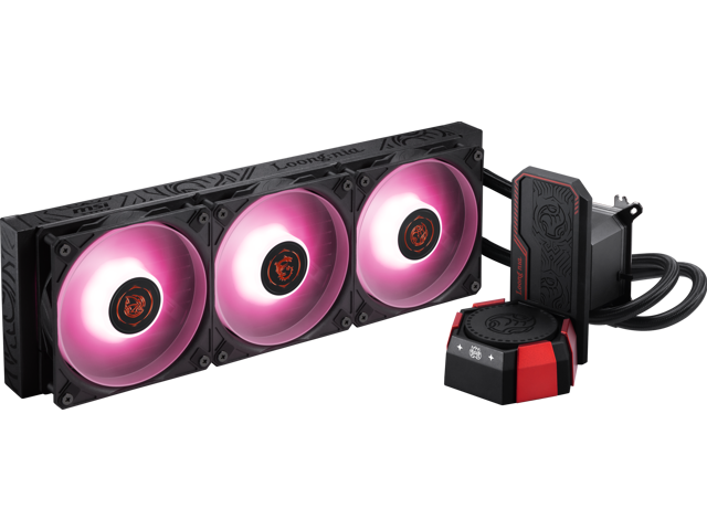 MSI - CORELIQUID A17 MLG EDITION CPU Liquid Cooler-360mm Radiator-Triple 120mm ARGB PWM Fans-Uni Bracket - Black & Red - image 4