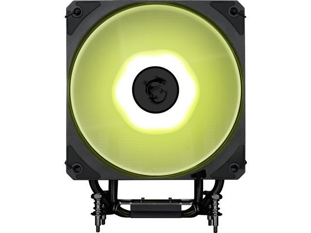 MSI MAG COREFROZR AA13 - ARGB CPU Air Cooler - LGA 1700/1851 / AM5/AM4 Compatible - 120mm ARGB PWM Fan - Direct Touch Heat-Pipes - Pre-Applied...
