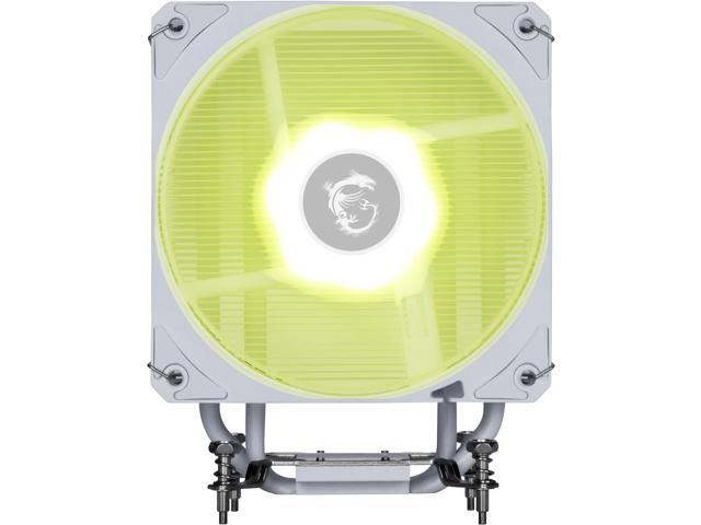 MSI MAG COREFROZR AA13 White - ARGB CPU Air Cooler - LGA 1700/1851 / AM5/AM4 Compatible - 120mm ARGB PWM Fan - Direct Touch Heat-Pipes -...