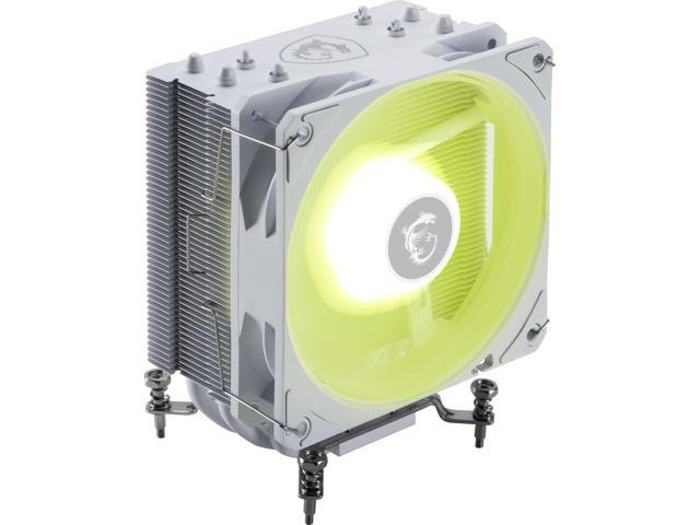 MSI MAG COREFROZR AA13 White - ARGB CPU Air Cooler - LGA 1700/1851 / AM5/AM4 Compatible - 120mm ARGB PWM Fan - Direct Touch Heat-Pipes -...