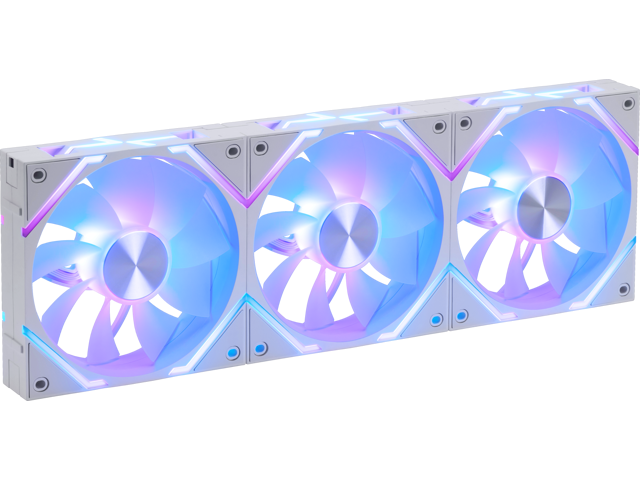 MSI MPG EZ120R ARGB WHITE-3W Fan - 120mm ARGB Fan, Patented Magnetic Connector Block, Daisy-Chain Connection, Fluid Dynamic Bearing + Extra nut...