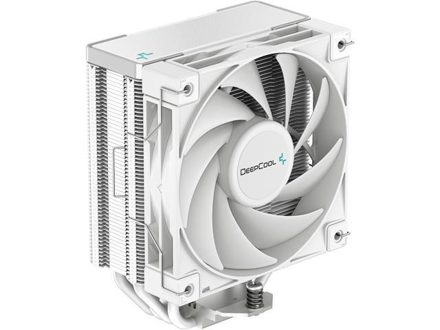 DeepCool AK400 WH Performance CPU Cooler, 4 Direct Touch Copper Heat Pipes, 120mm Fluid Dynamic Bearing PWM Fans, 220W TDP, White