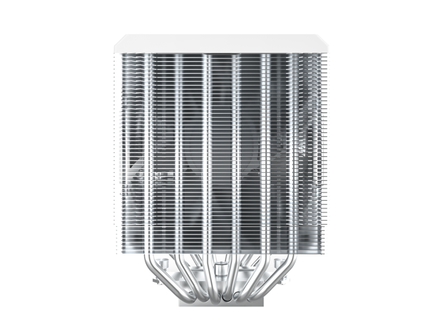 Open Box - MONTECH NX600 Dual-Tower CPU Air Cooler with 6 Heatpipes & Premium Top Cover 28 mm E28 Fan 2000 RPM PWM Soldered Copper Base 85...