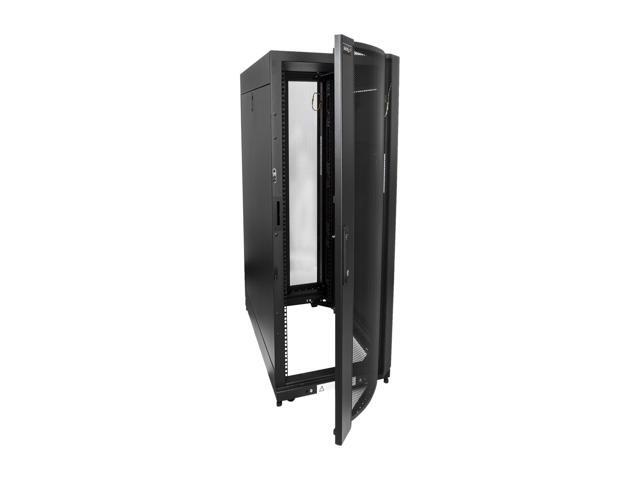 StarTech. com RK2537BKM Server Rack Cabinet - 25U Rack - 37' Deep Enclosure - Server Cabinet - Computer Cabinet - Network Cabinet - Network Enclosure