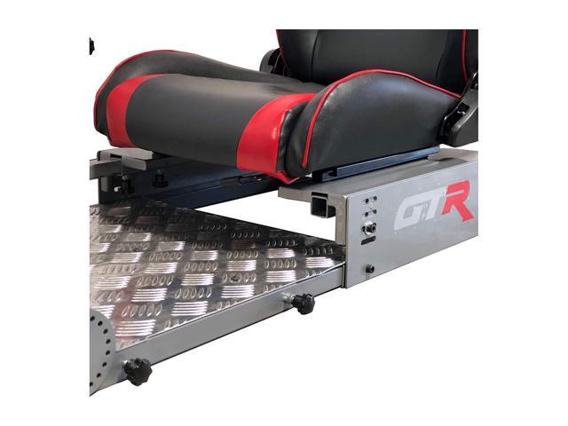 GTR Simulator - Model GTA-Pro Racing Simulator Home Workstation Racing Cockpit with Real Racing Seat Black and Racing Rig Control Mounts for...