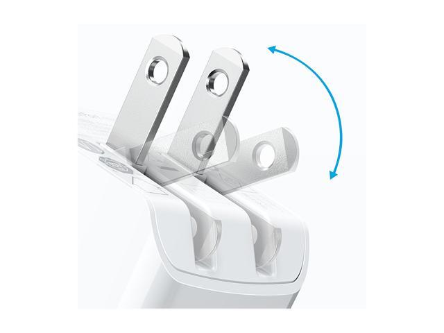 Anker USB Charger, 2-Pack Dual Port 12W Wall Charger with Foldable Plug, PowerPort mini for iPhone XS/ X / 8 / 8 Plus / 7 / 6S / 6S Plus, iPad,...