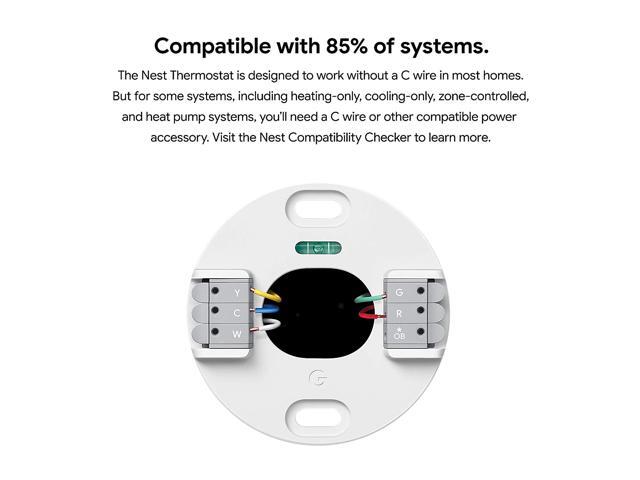 Google - Nest Smart Programmable Wifi Thermostat - Snow - image 7