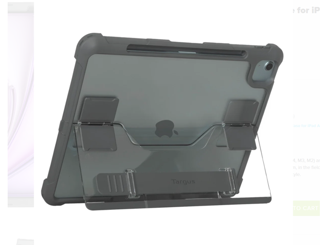 Targus SafePort Rugged Max Case for iPad Pro 12.9' and iPad Air 13' THD968GL