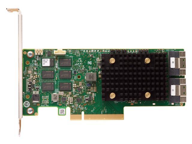 Broadcom 9500 series 8i Tri-mode - Host bus adapter - 8 Channel - SATA 6Gb/s / SAS 12Gb/s / PCIe 4.0 (NVMe) - PCIe 4.0 x