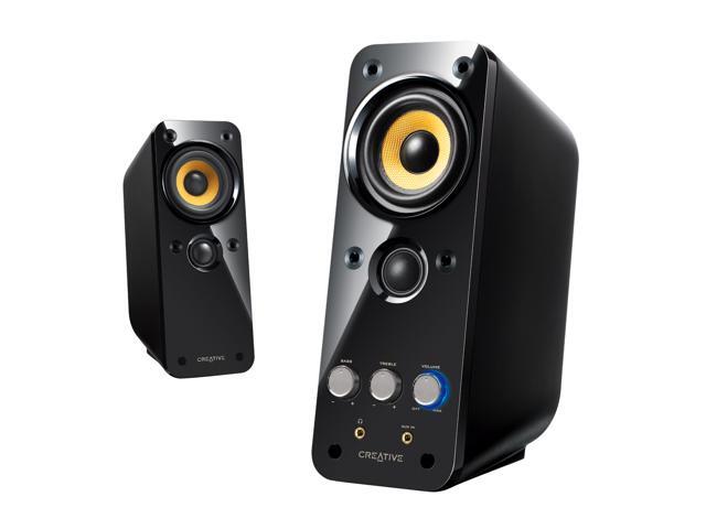 Creative GigaWorks T40 Series II 2.0 Multimedia Speaker System with BasXPort Technology, Black