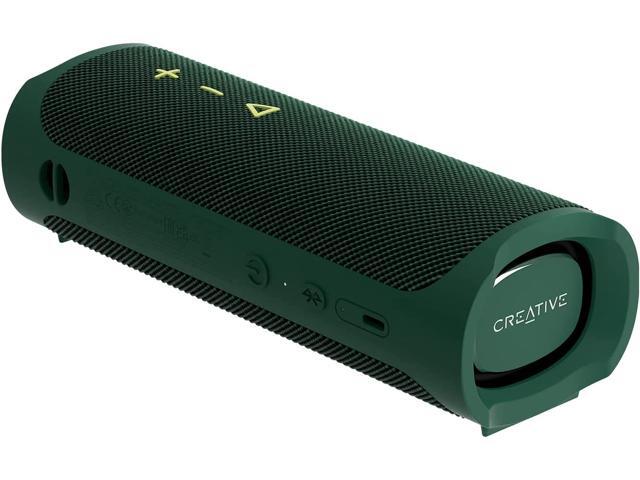 Creative MUVO GO Portable Speaker with Up to 18 Hours of Battery Life, IPX7 Waterproof Bluetooth 5.3 Green