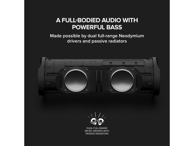 Creative MUVO GO Portable Speaker with Up to 18 Hours of Battery Life, IPX7 Waterproof Bluetooth 5.3 Green