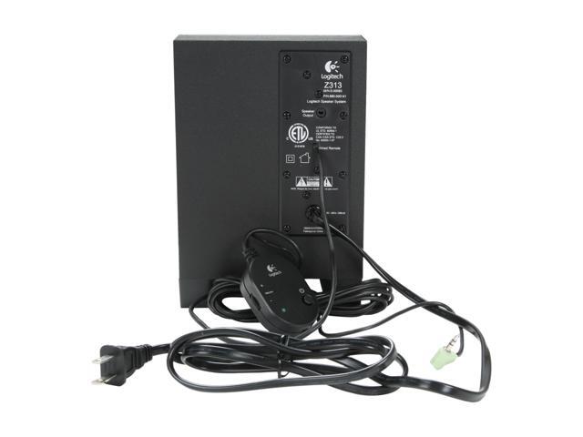 Logitech - Z313 2.1-Channel Speaker System (3-Piece) for PC - Black/Silver - image 5