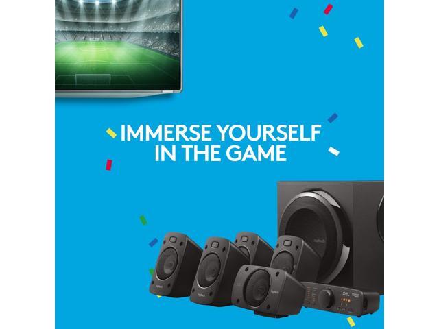 Logitech - Z906 5.1-Channel Satellite Surround Sound Speaker System (6-Piece) - Black - image 10